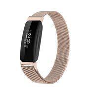 Fitbit Inspire 2 & Ace 3 Milanese bandje - Maat: Large - Vintage Goud Fitbit Inspire 2 & Ace 3 Milanese bandje - Maat: Large - Vintage Goud
