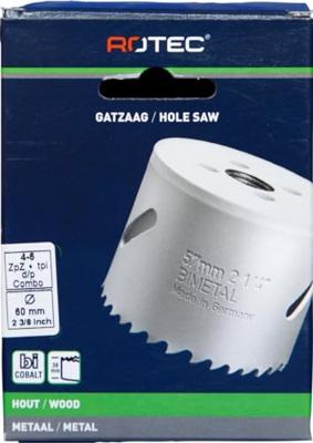 Rotec Gatzaag bi-metaal 60mm