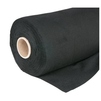 Showtec Dekomolton theaterdoek 1.3m x 60m zwart