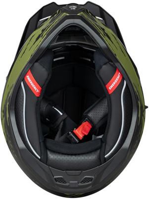 SPEC-X endurohelm "sx-62.01/r1" stinger adv helmet spac-x sx-62.01/r1 stinger adv xs bl/green