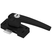 DX - Raamboompje met cilinderslot - rechtshandig met nok - SKG*® - zamac - epoxy coating zwart - thumbnail
