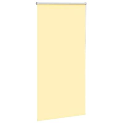 Rolgordijn verduisterend 85x130 cm stofbreedte 80,7cm geel