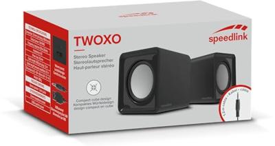 SpeedLink TWOXO 2.0 PC-luidsprekers Kabelgebonden 5 W Zwart - thumbnail