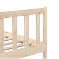 Bedframe massief hout 140x200 cm - thumbnail