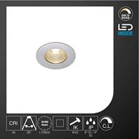 SLV Ronde inbouwspotPatta 8cm - 7,3w - 1800-3000K metaalgrijs - 1002100 - thumbnail