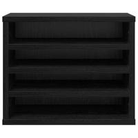 VidaXL Bureau organizer zwart eiken 36 x 26 x 29,5 cm bewerkt hout - thumbnail