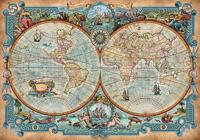 Great Discoveries World Map Puzzel 2000 Stukjes - thumbnail