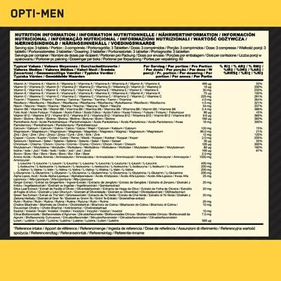 Opti-men | Optimum Nutrition | 180ct Opti-men | Optimum Nutrition | 180ct