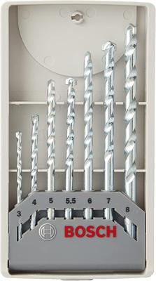 Carbide Steen-spiraalboorset 7-delig Bosch Accessories CYL-1 2607017035 Cilinderschacht 1 set(s)