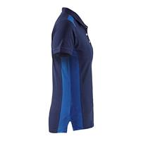 Blåkläder Dames poloshirt piqué 33901050 | Marineblauw/Korenblauw | Maat S - 7330509479377 - thumbnail
