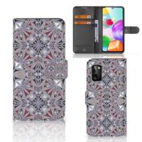Samsung Galaxy A41 | Bookcase | Flower Tiles - thumbnail