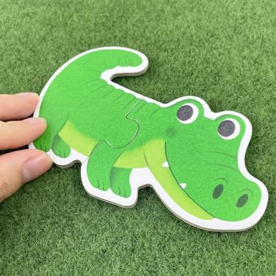 DJECO Dieren Duo Puzzel groen