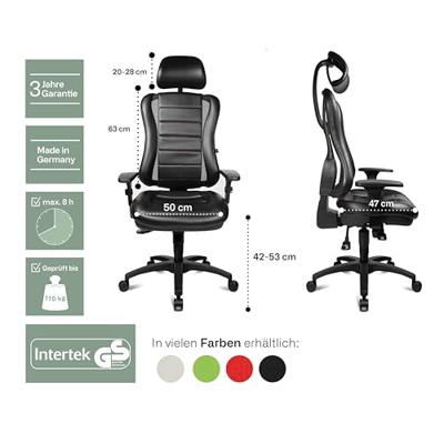 Bureaustoel topstar head point rs zwart Bureaustoel topstar head point rs zwart