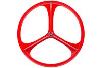 Teny Rim Tri Spoke Fixed Gear Voorwiel - Rood - thumbnail