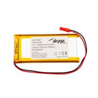3,7 V 2600 mAh batterij batterij LP654290 lithium-polymeer AKYGA AKY0487 Li-Po batterij PCM JST 2-polige aansluiting 2,54 15 cm - thumbnail