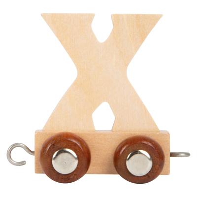 Small Foot - houten lettertrein - x - 12 stuks