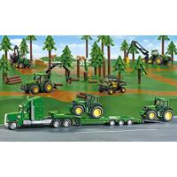 Siku 1837 dieplader met john deere tractors 1:87 - thumbnail