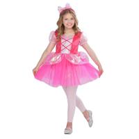 Magic Flip prinsessenjurk en tas - 128-134 cm - roze - thumbnail