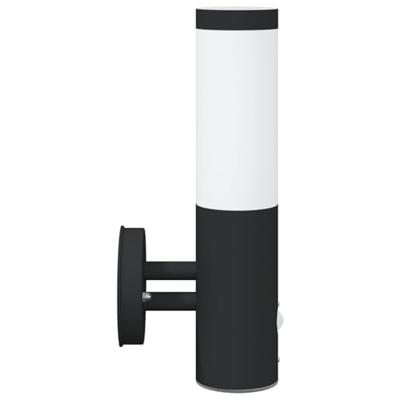 VidaXL Buiten wandlamp 2 pcs zwart 15 x 7,5 x 33 cm