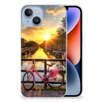 Apple iPhone 14 | Silliconen Back Cover | Amsterdamse Grachten - thumbnail