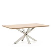 Kave Home Eettafel 'Argo' Melamine, 200 x 100cm, kleur Naturel - thumbnail