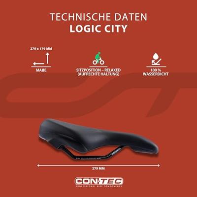 CONTEC sattel "logic" ct saddle logic 279 x 179mm CONTEC sattel "logic" ct saddle logic 279 x 179mm