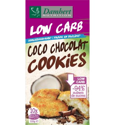 Damhert Kokoskoek chocolade low carb 110 Gram