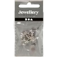 Creativ Company Https://www.cchobby.nl/oorstekers-l-13-mm-verzilverd-10-stuk-1-doos - thumbnail
