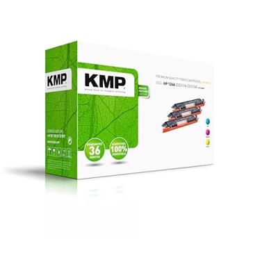 KMP Toner vervangt HP 126A, CE311A, CE312A, CE313A Compatibel Combipack Cyaan, Magenta, Geel 1000 bladzijden H-T149CMY 1226,0030 KMP Toner vervangt HP 126A, CE311A, CE312A, CE313A Compatibel Combipack Cyaan, Magenta, Geel 1000 bladzijden H-T149CMY 1226,0030