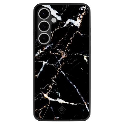 Samsung Galaxy S24 FE hoesje - Marmer zwart
