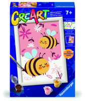 Ravensburger creart schilderen op nummer - vrolijke bijen - thumbnail