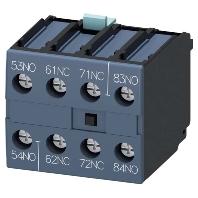 Siemens 3RH1921-1XA22-0MA0 Hulpschakelblok Direct schakelend Met hulpcontact Geschikt voor merk (relais): Siemens Piece 1 stuk(s)