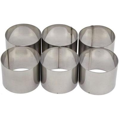 Cosy & Trendy Kookringen RVS ø 7 cm - 6 Stuks