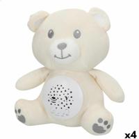 Knuffel met LED Projector Colorbaby Pluche Plastic 20 x 25 x 12 cm (4 Stuks) - thumbnail