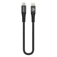 Mobilize Strong Nylon Cable USB-C to MFi Lighting 20cm. 60W Black - thumbnail