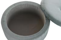 Voetensteun DKD Home Decor Groen Hout MDF Fluweel 70 x 70 x 28 cm - thumbnail