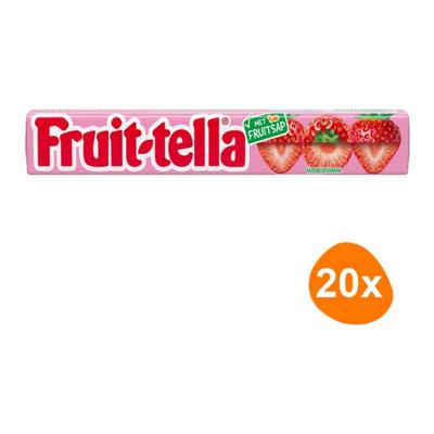 Fruittella - Strawberry - 20 Rollen