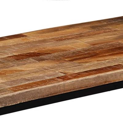 Wandtafel 90x30x76 cm massief gerecycled teakhout