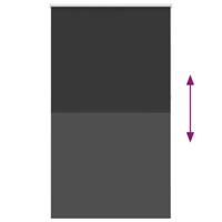 Rolgordijn verduisterend 125x230 cm stofbreedte 121,6 cm zwart - thumbnail
