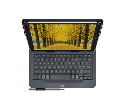 Logitech Universele folio met geïntegreerd toetsenbord voor tablets van 23-25,5 cm/9-10 inch (CH)