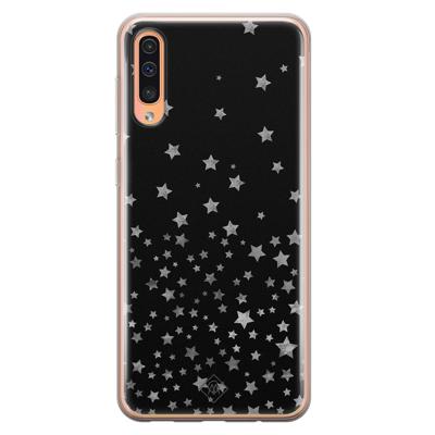 Samsung Galaxy A50/A30s siliconen hoesje - Falling stars Samsung Galaxy A50/A30s siliconen hoesje - Falling stars