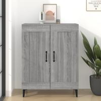 Dressoir 69,5x34x90 cm bewerkt hout grijs sonoma eikenkleurig - thumbnail
