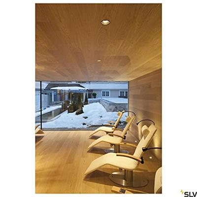 SLV InbouwspotHorn GU10 zwart - 112910