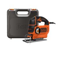 BLACK+DECKER KS801SEK 550W Pendeldecoupeerzaag | In koffer | 1x antisplinterplaatje | 1x Zaagblad - KS801SEK-QS - thumbnail