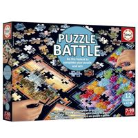 Puzzel - EDUCA - Battle Travel - 12 puzzels - 42 stukjes - Thema Reizen en kaarten - thumbnail