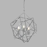 Searchlight Chrome hanglampCube Ø 48cm - 7863-3CC - thumbnail