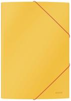 Elastomap leitz cosy a4 3-kleps geel | 10 stuks - thumbnail