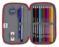 Dubbele etui Real Sporting de Gijón Wit Rood 12.5 x 19.5 x 4 cm (28 Onderdelen) - thumbnail