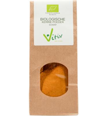 Vitiv Kerrie poeder scherp bio 50 Gram