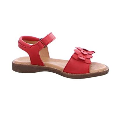 Leren sandalen voor meisjes LORE FLOWERS FRODDO rood